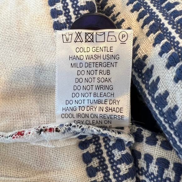 Tigerlily NWT Aztec Western Heavy Weave Shorts Blue Red Embroidered 4 | REVOLVE - Picture 8 of 13